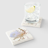 Dessous-de-verre En Pierre Queen of the Night (Côté)