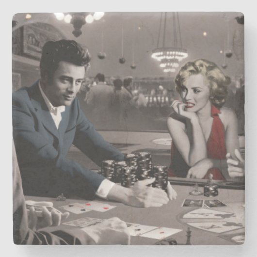 Dessous-de-verre En Pierre Quinte royale (Devant)