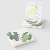 Dessous-de-verre En Pierre Raisins (Côté)