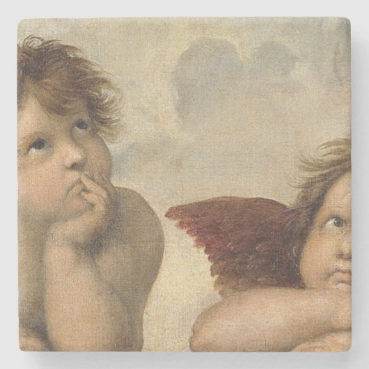 Dessous-de-verre En Pierre Raphael Cherubs Angels (Devant)