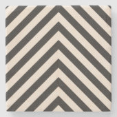 Dessous-de-verre En Pierre Rayures de risque (Devant)