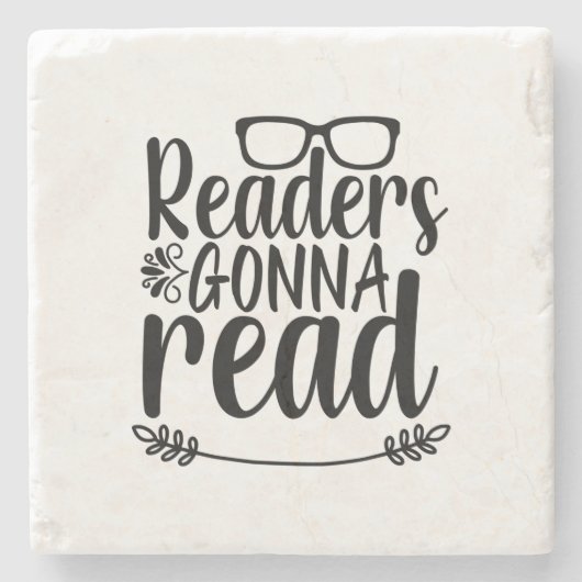 Dessous-de-verre En Pierre Reading art readers (Devant)