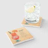 Dessous-de-verre En Pierre Recette Bahama Mama (Côté)