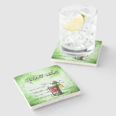 Dessous-de-verre En Pierre Recette de boisson Bloody Mary (Côté)