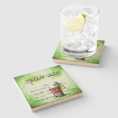 Dessous-de-verre En Pierre Recette de boisson Bloody Mary (Côté)