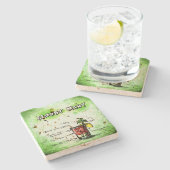 Dessous-de-verre En Pierre Recette de boisson Bloody Mary (Côté)