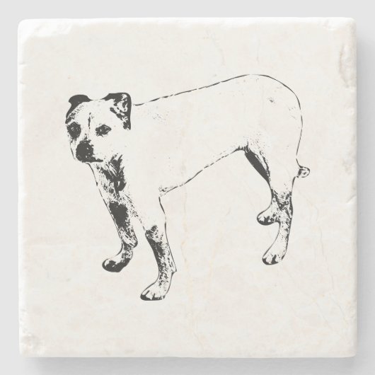 Dessous-de-verre En Pierre Recherche de lanterne (Devant)