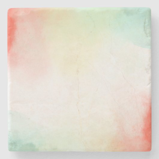 Dessous-de-verre En Pierre Red Yellow Blush Tie (Devant)