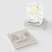 Dessous-de-verre En Pierre Réflect (Côté)