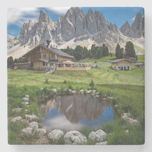 Dessous-de-verre En Pierre Réflexions du Ranch (Devant)