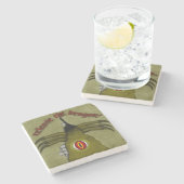 Dessous-de-verre En Pierre Relâchez Le Dragon ! Art numérique (Côté)