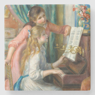 Dessous-de-verre En Pierre Renoir Girls at the Piano Impressionism Painting