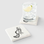 Dessous-de-verre En Pierre Renversé (Côté)