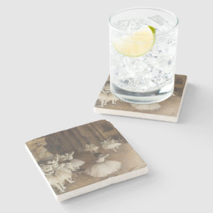 Dessous-de-verre En Pierre Répétition de ballet sur scène Edgar Degas