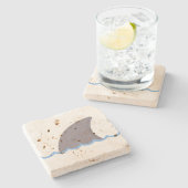 Dessous-de-verre En Pierre requin (Côté)