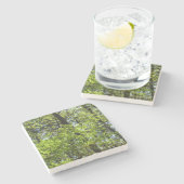 Dessous-de-verre En Pierre Ressource Feuille (Côté)