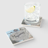 Dessous-de-verre En Pierre Restaurant Magnolias Charleston, SC. Dessous-de-ve (Côté)