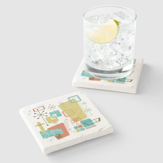 Dessous-de-verre En Pierre Rétro classique (Côté)