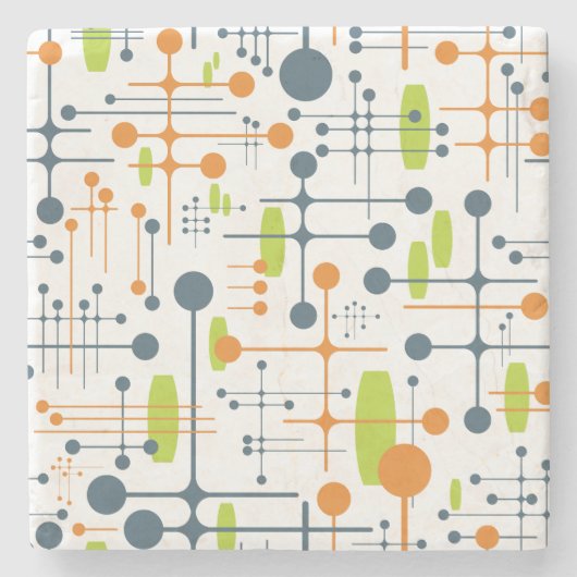 Dessous-de-verre En Pierre Rétro futuristic (Devant)