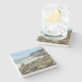 Dessous-de-verre En Pierre Rivage côtier du Maine Rocky (Côté)