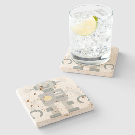 Dessous-de-verre En Pierre robot (Côté)