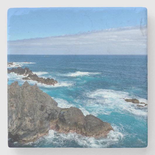 Dessous-de-verre En Pierre Rocher en mer (Devant)