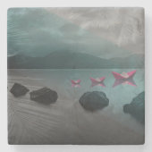 Dessous-de-verre En Pierre Roches (Devant)