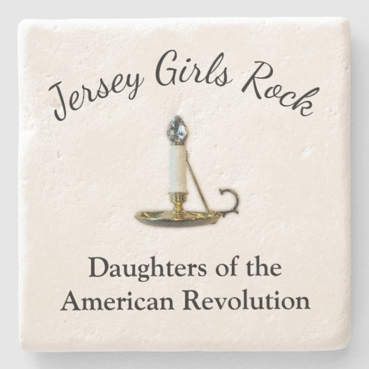 Dessous-de-verre En Pierre Rock de Jersey Girls (Devant)