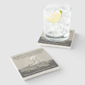 Dessous-de-verre En Pierre Rock inférieur (Côté)