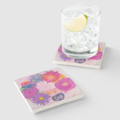 Dessous-de-verre En Pierre Romantique (Côté)