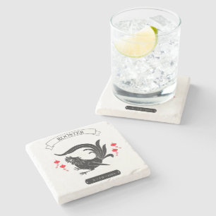Dessous-de-verre En Pierre Rooster japonais