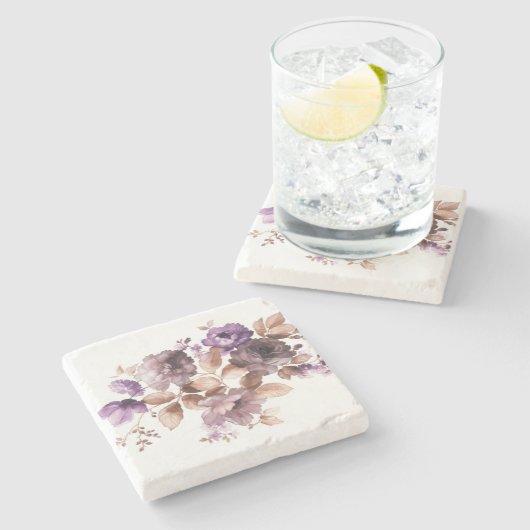 Dessous-de-verre En Pierre rose (Côté)