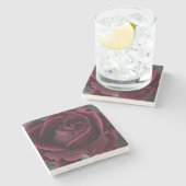 Dessous-de-verre En Pierre Rose (Côté)