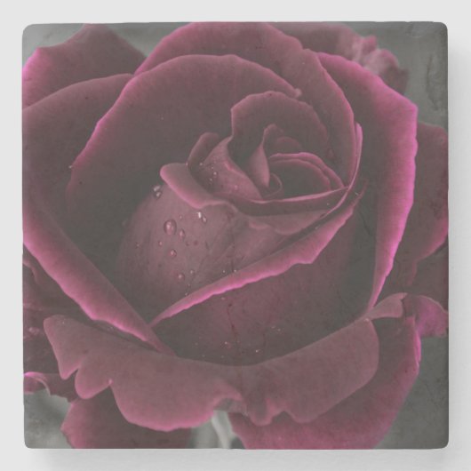 Dessous-de-verre En Pierre Rose (Devant)