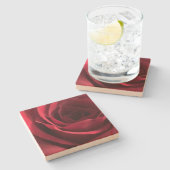 Dessous-de-verre En Pierre Rose (Côté)