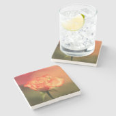 Dessous-de-verre En Pierre Rose romantique (Côté)