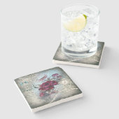 Dessous-de-verre En Pierre Rose victorien Ephemera (Côté)