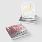 Dessous-de-verre En Pierre Roue à pédales (Côté)