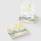 Dessous-de-verre En Pierre Route (Côté)