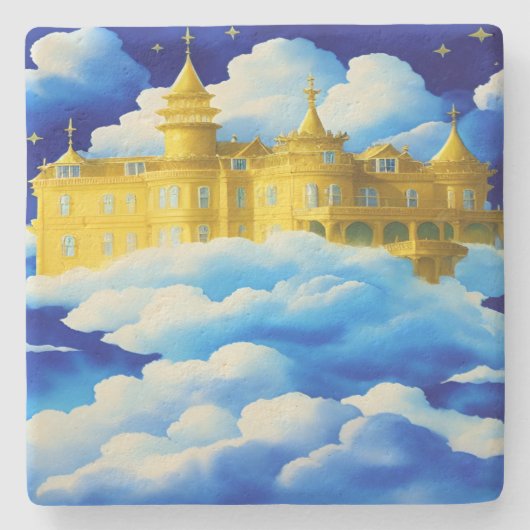 Dessous-de-verre En Pierre Royaume Mansion Christian Sandstone Dessous de ver (Devant)