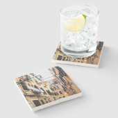 Dessous-de-verre En Pierre Rue étroite à Venise (Côté)