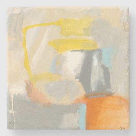 Dessous-de-verre En Pierre Sacré (Devant)