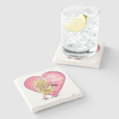 Dessous-de-verre En Pierre Saint-Valentin au poulet (Côté)