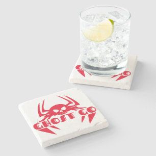 Dessous-de-verre En Pierre Saison Éffrayante de Ghost Go