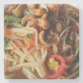 Dessous-de-verre En Pierre Salade de Papaya épicée Ayutthaya [Som Tam] avec C (Devant)