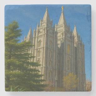 Dessous-de-verre En Pierre Salt Lake Temple Dessous de verre™