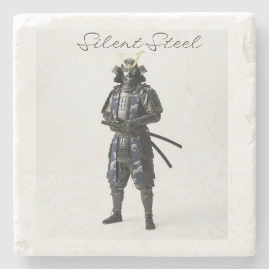 Dessous-de-verre En Pierre Samurai stone coaster (Devant)