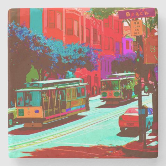 Dessous-de-verre En Pierre San Francisco 001 (Devant)