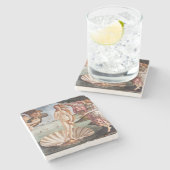 Dessous-de-verre En Pierre Sandro Botticelli - Naissance de Vénus (Côté)