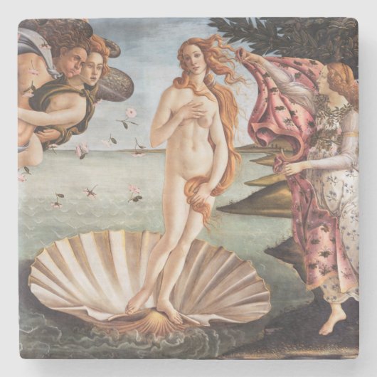 Dessous-de-verre En Pierre Sandro Botticelli - Naissance de Vénus (Devant)